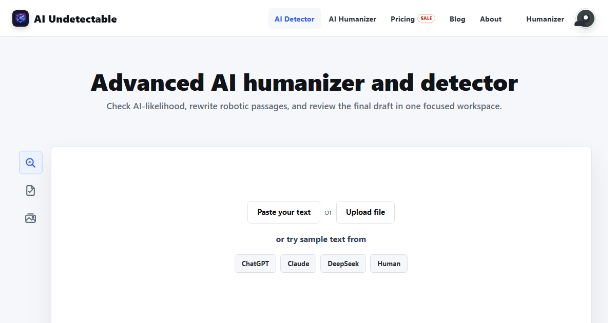 AIUndetectable screenshot 1